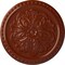 Ekena Millwork Emeryville Ceiling Medallion, Hand-Painted Firebrick, 16 7/8"OD x 5/8"P CM16ERFIF - alternate 1